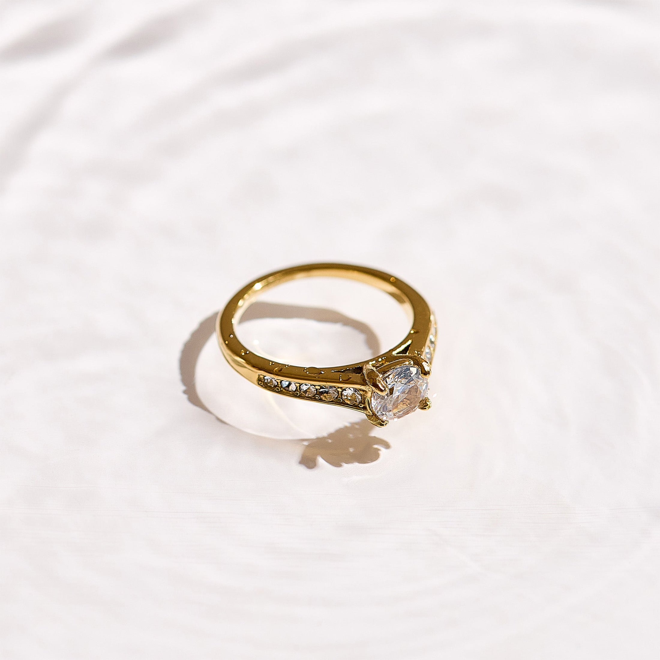Travel Engagement Accent Ring