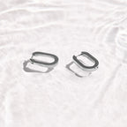 Slim Block Hoops
