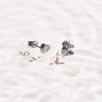 Crystal Heart Stud Earrings
