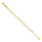 Dual Strand Box Chain Bracelet - EVRYJEWELS