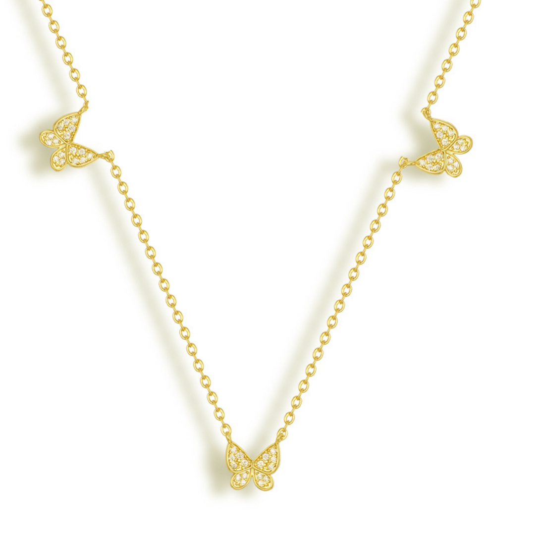 Butterfly Fly Away Necklace - EVRYJEWELS
