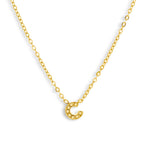 Crystal Initial Necklace