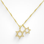 Double Star Necklace - EVRYJEWELS