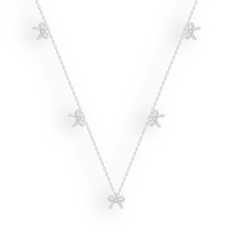 Gilded Bow Necklace - EVRYJEWELS