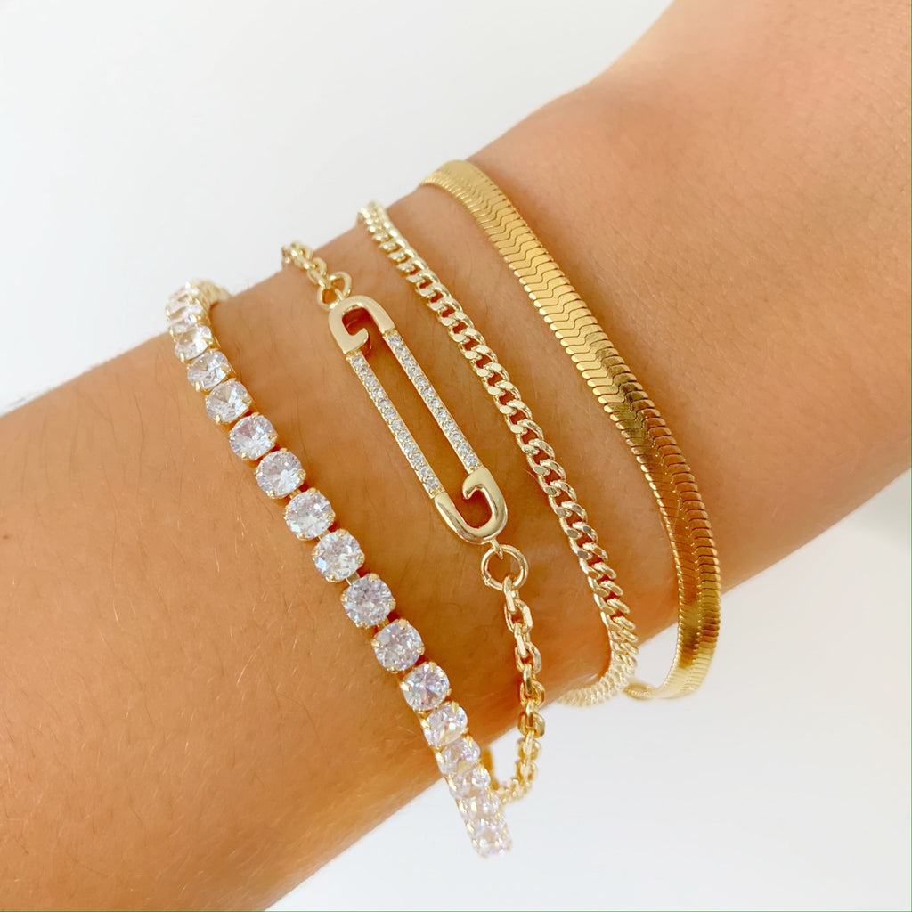 Icy Tennis Bracelet