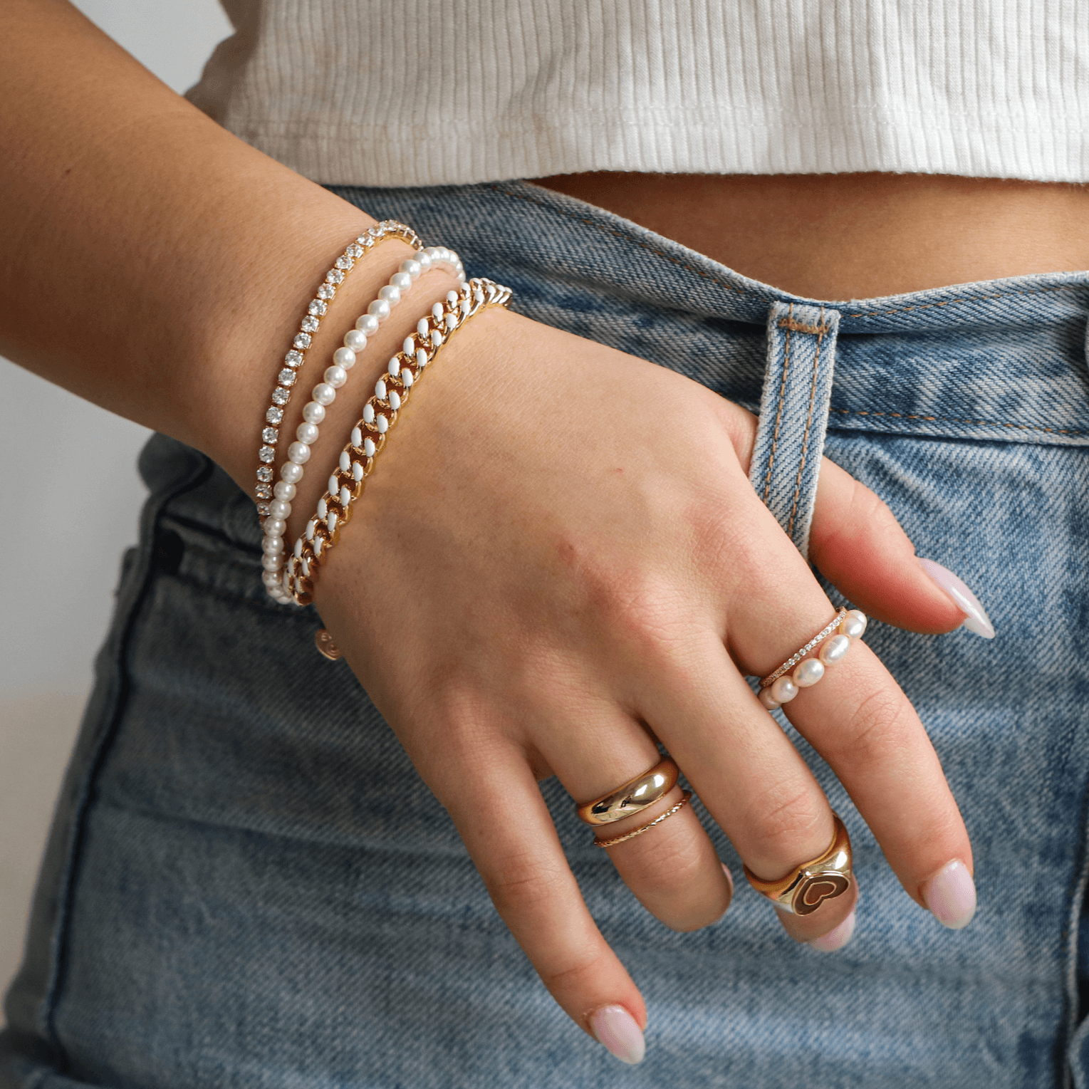 Icy Tennis Bracelet