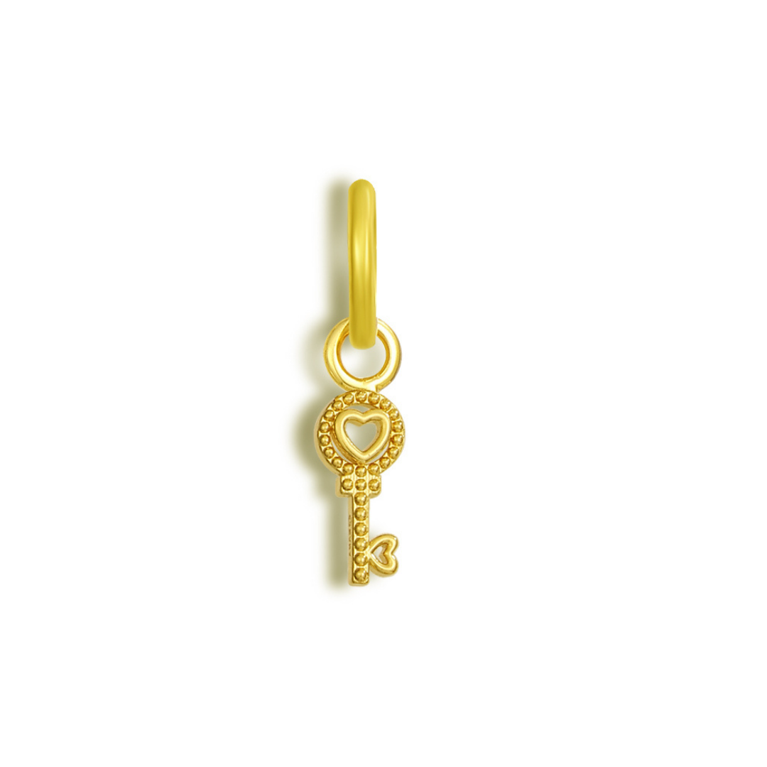 Key To My Heart Charm - EVRYJEWELS