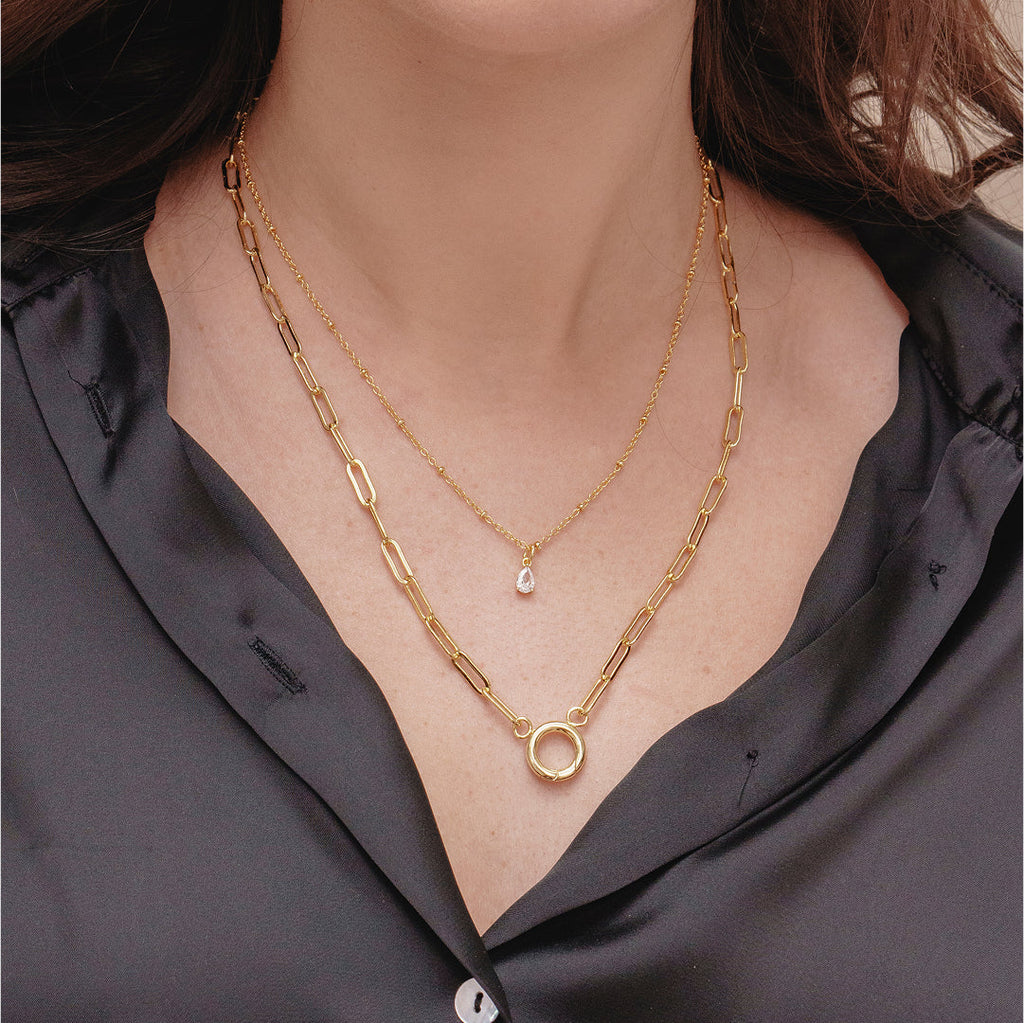 Linked Together Charm Necklace