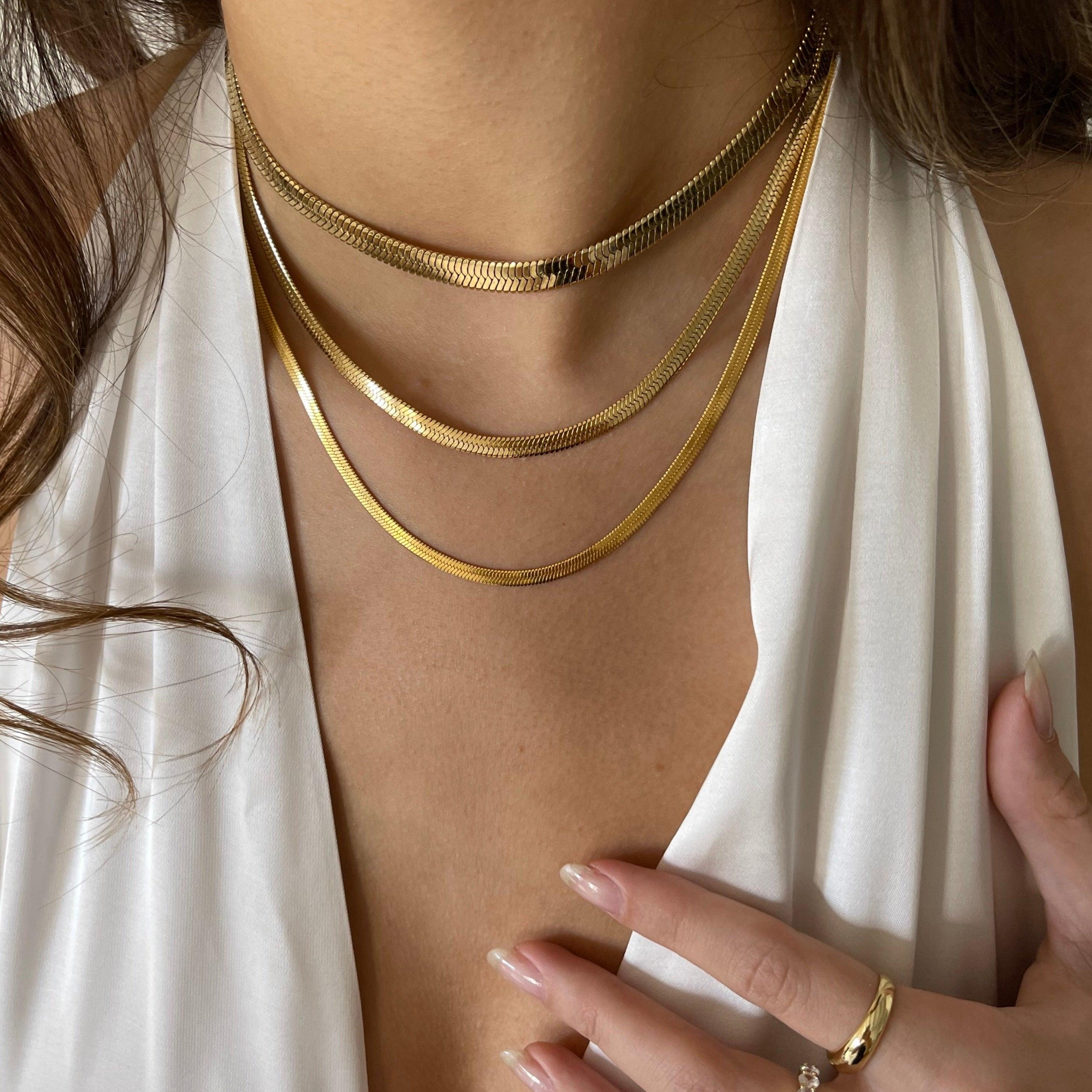 Plain Chain Necklaces - EVRYJEWELS