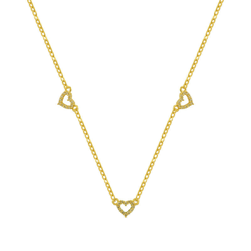 Triple Love Necklace - EVRYJEWELS