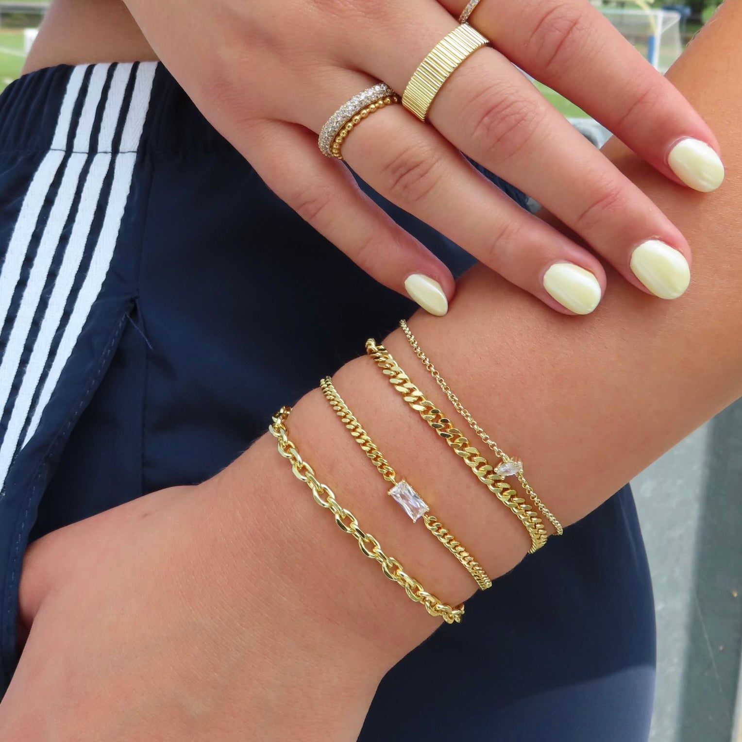 Gem Bar Bracelet