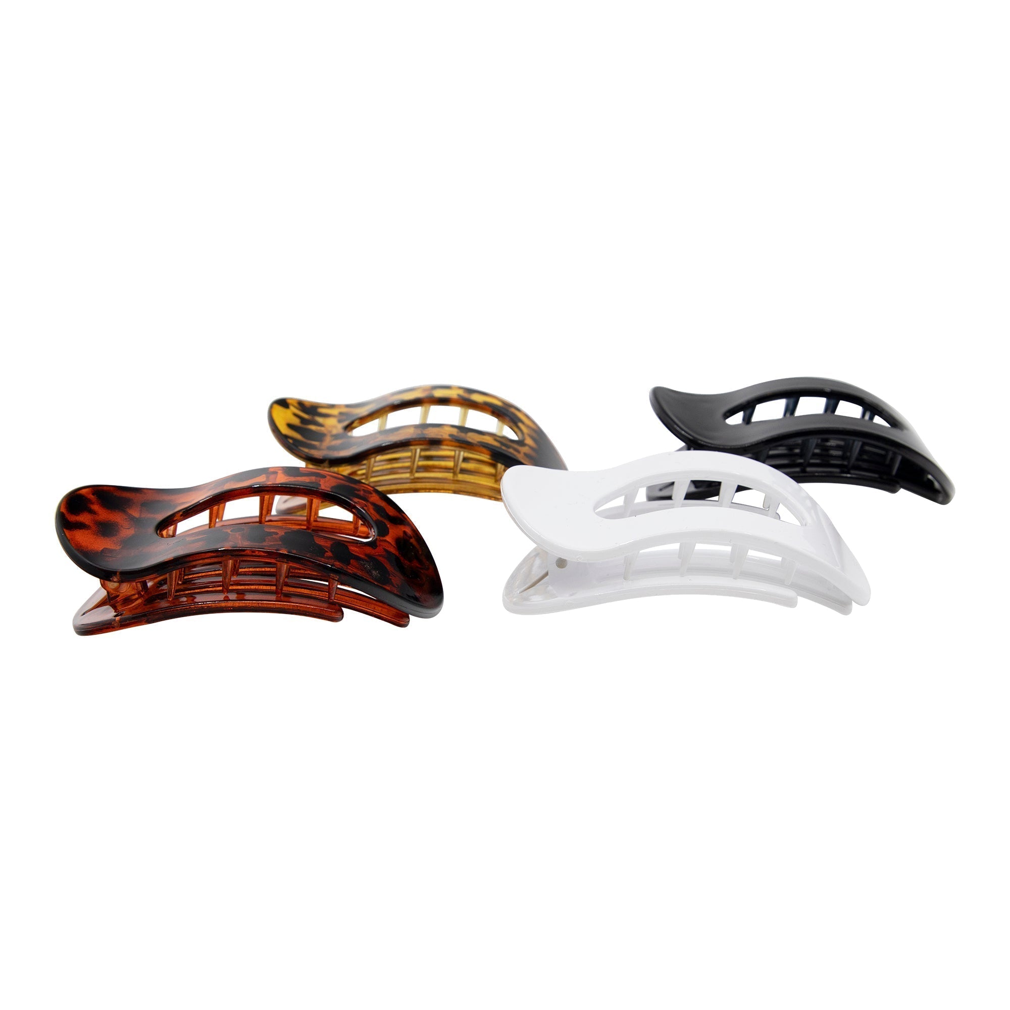 Retro Babe Claw Clips 4-Pack Set