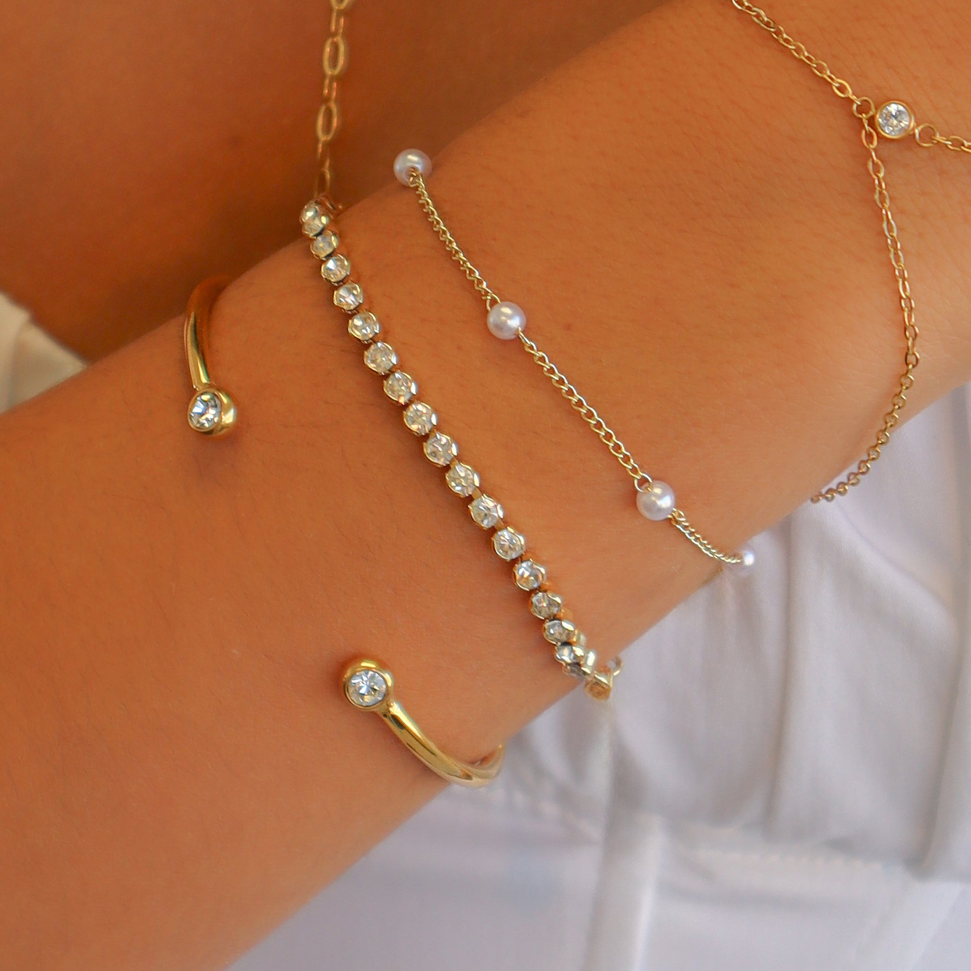 High-Shine Tennis Bracelet - EVRYJEWELS